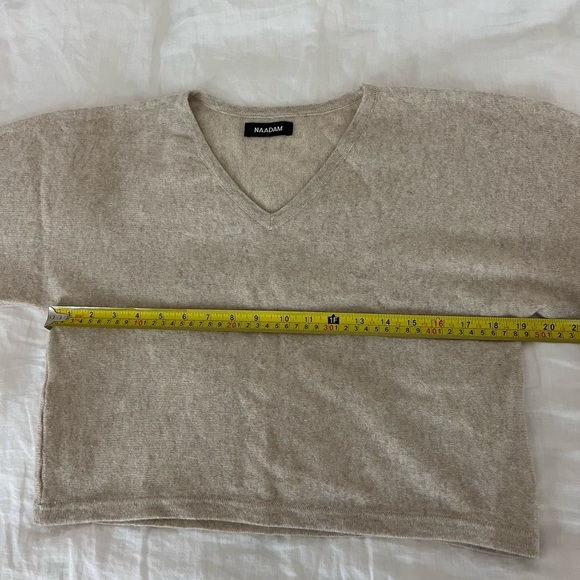 naadam short cashmere sweater - Picture 2 of 4